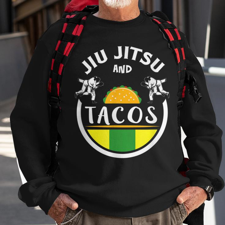 Jiu Jitsu Taco Brazilian Bjj Apparel Sweatshirt Gifts for Old Men