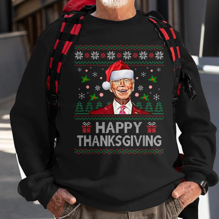Joe Biden Christmas Happy Thanksgiving Ugly Sweater Sweatshirt Gifts for Old Men