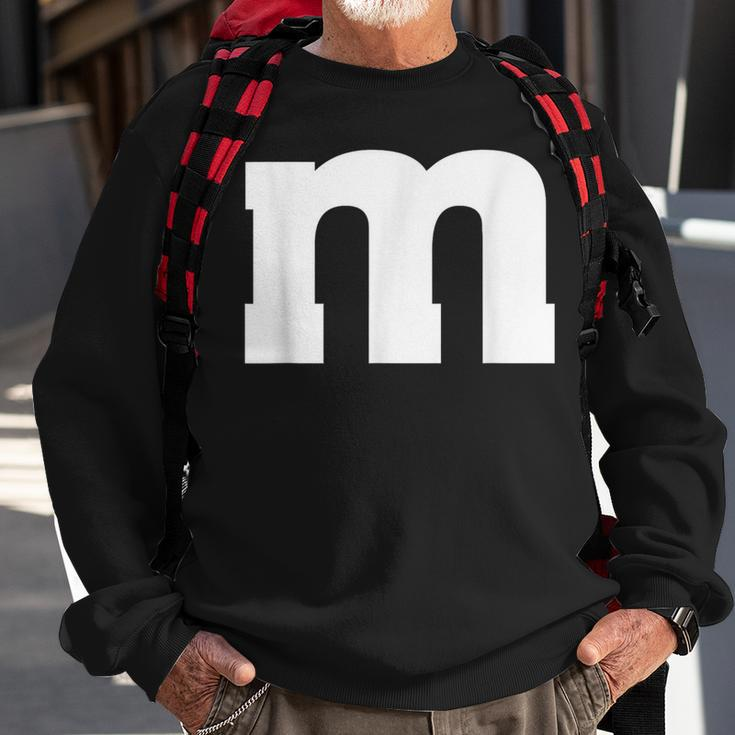 Letter M Groups Halloween 2023 Team Groups Costume Sweatshirt Gifts for Old Men