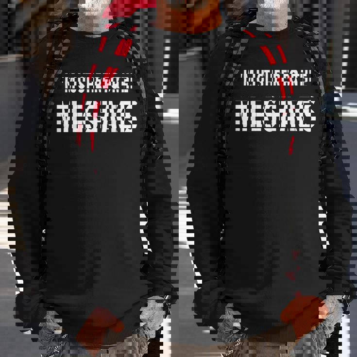Funny Milkshake GiftSweatshirt Gifts for Old Men