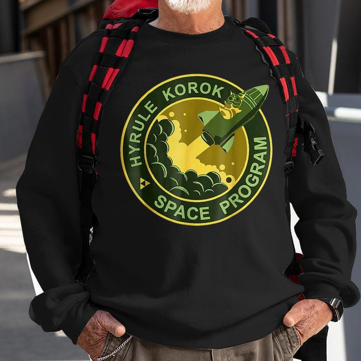 Funny Space Exploration Hyrule Korok Space Program Sweatshirt Gifts for Old Men