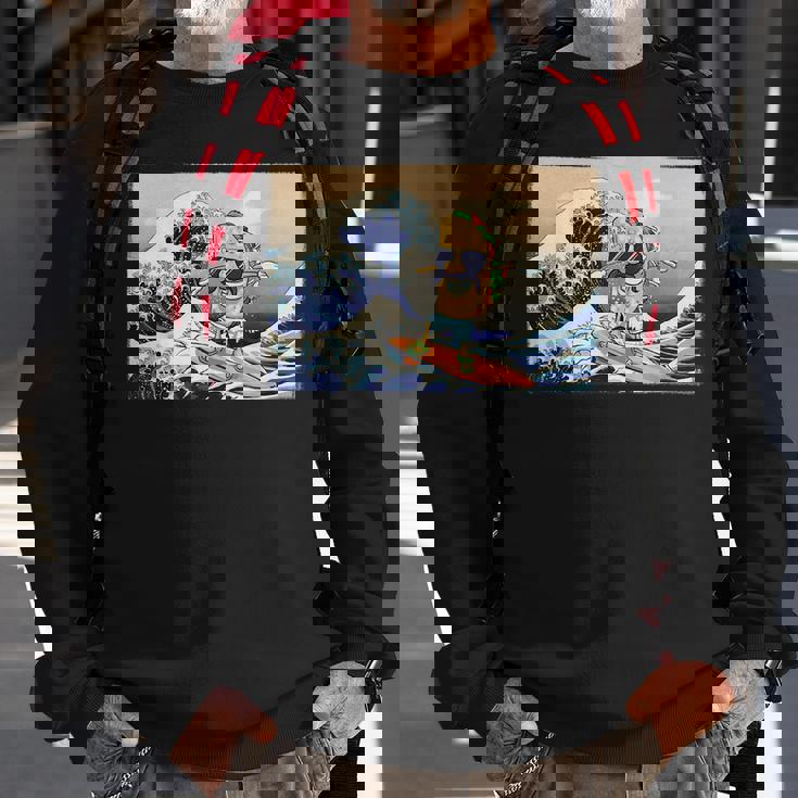 Funny Taco Taco Lover Mexican Food Funny Surfer Taco Sweatshirt Gifts for Old Men