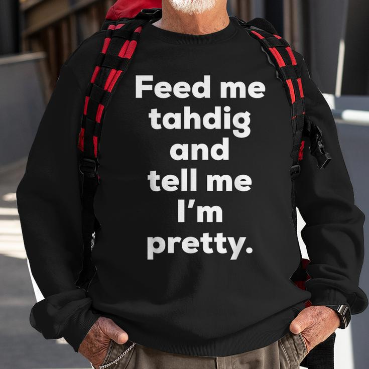 Tahdig Persian Food Iran Iranian Foodie Sweatshirt Gifts for Old Men