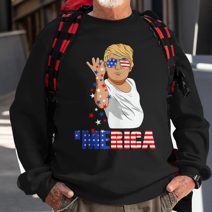 Funny Trump Salt Merica Freedom 4Th Of July Gifts Sweatshirt Gifts for Old Men