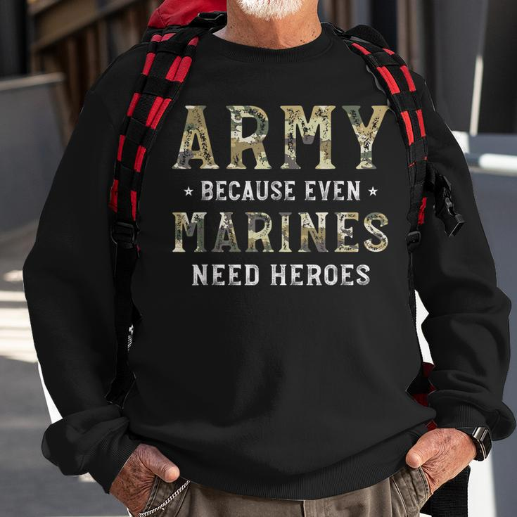Funny Us Army Heroes Funny Gift Soldier Usa Military Sweatshirt Gifts for Old Men