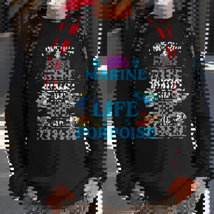 Future Marine Biology Gift Kids Ns Cool Science Biologist Sweatshirt Gifts for Old Men