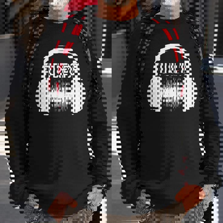 Futurepop Headphone Graphic Sweatshirt Gifts for Old Men Futurepop Headphone Graphic Sweatshirt Gifts for Old Men
