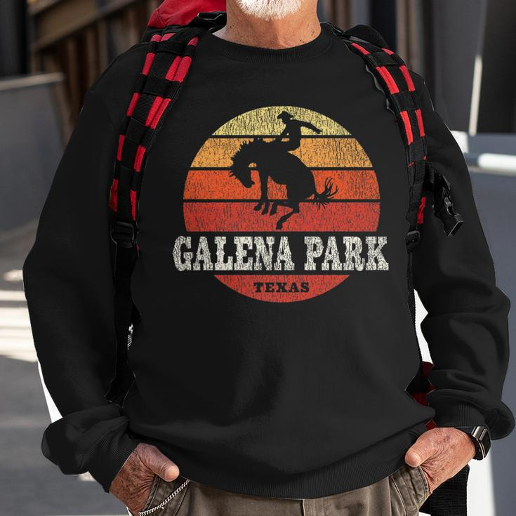 Galena Park Tx Vintage Country Western Retro Sweatshirt Gifts for Old Men