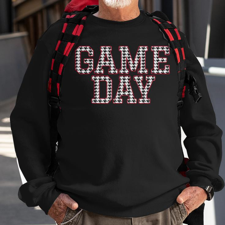 Game Day Houndstooth Alabama Football Fans Sweatshirt Gifts for Old Men