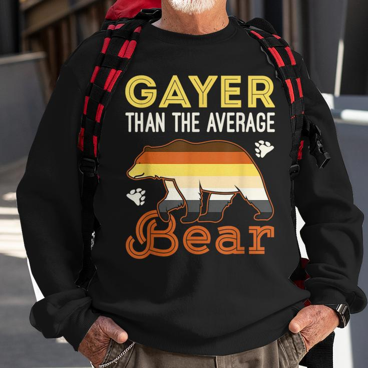 Gay Bear Pride Flag Subculture Men Male Lgbtq Sweatshirt Gifts for Old Men