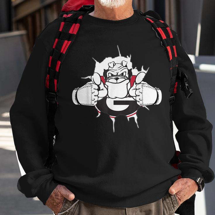 Georgia Football Bulldog Football Funny Gift Georgia Gifts And Merchandise Funny Gifts Sweatshirt Gifts for Old Men