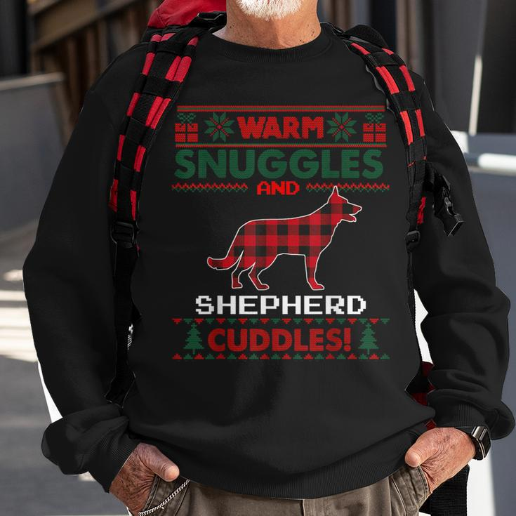 German Shepherd Dog Christmas Pajama Ugly Christmas Sweater Sweatshirt Gifts for Old Men