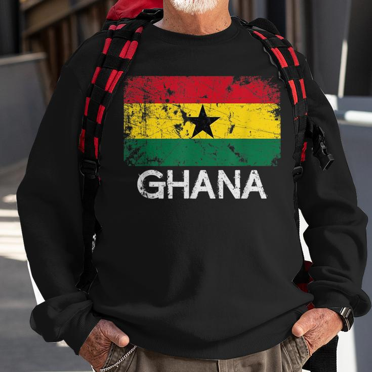 Ghanaian Flag | Vintage Made In Ghana Gift Sweatshirt Gifts for Old Men
