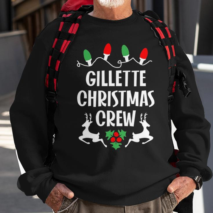 Gillette Name Gift Christmas Crew Gillette Sweatshirt Gifts for Old Men