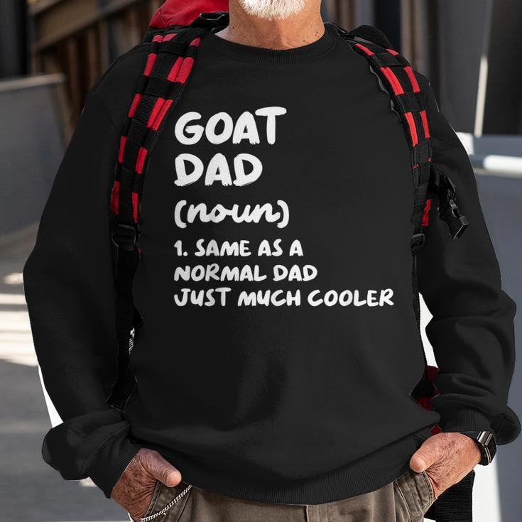 Goat Dad Definition Funny Sweatshirt Gifts for Old Men