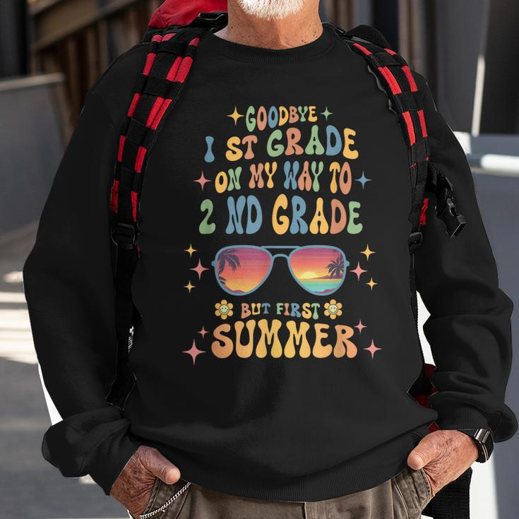 Goodbye 1St Grade Graduation To 2Nd Grade Hello Summer 2023 Sweatshirt Gifts for Old Men