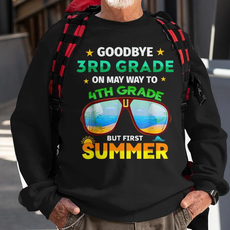 Goodbye 3Rd Grade Graduation To 4Th Grade Hello Summer 2023 Sweatshirt Gifts for Old Men