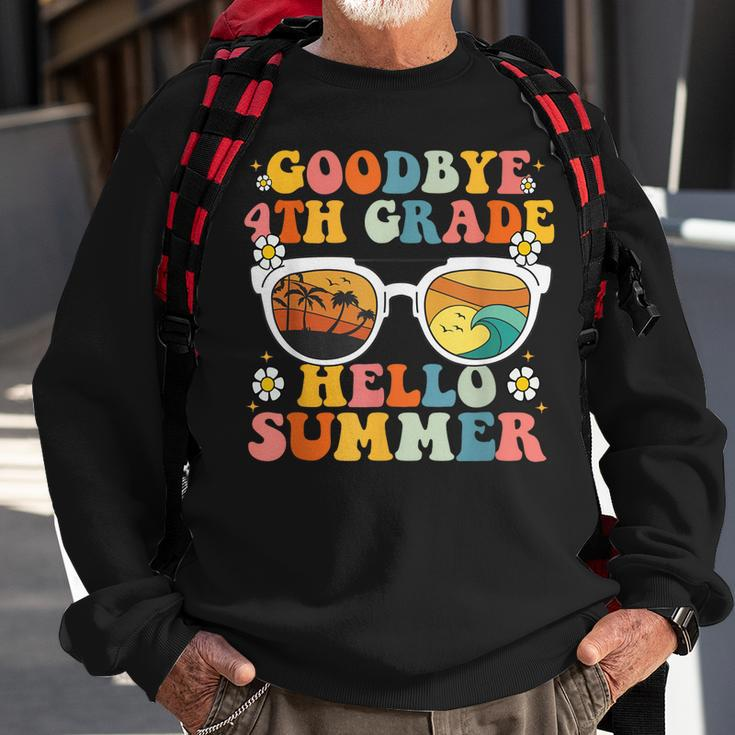 Goodbye 4Th Grade Graduation To 5Th Grade Hello Summer Kids Sweatshirt Gifts for Old Men