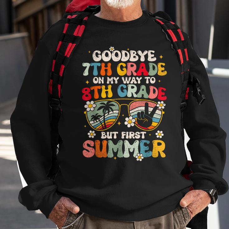 Goodbye 7Th Grade Graduation To 8Th Grade Hello Summer Kids Sweatshirt Gifts for Old Men