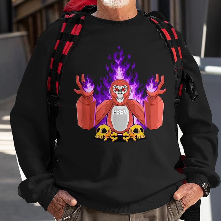 Gorilla Tag Pbbv Ghost Creepypasta Vr Sweatshirt Gifts for Old Men