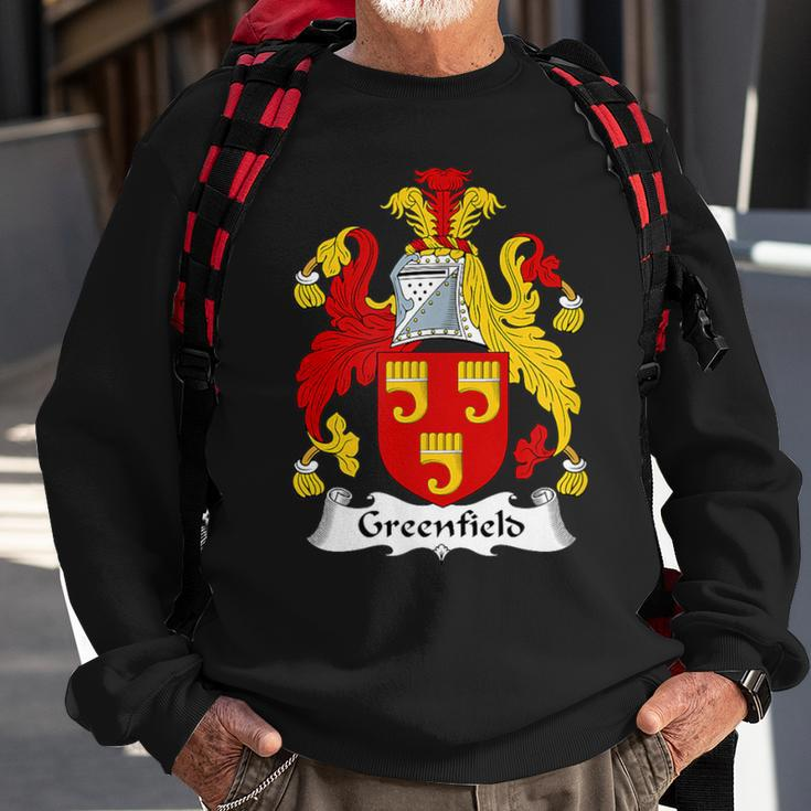 Greenfield Coat Of Arms Family Crest Sweatshirt Gifts for Old Men