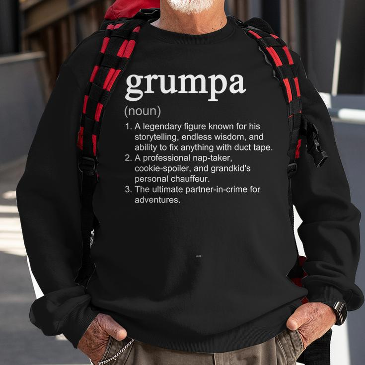Grumpa Definition Funny Cool Sweatshirt Gifts for Old Men