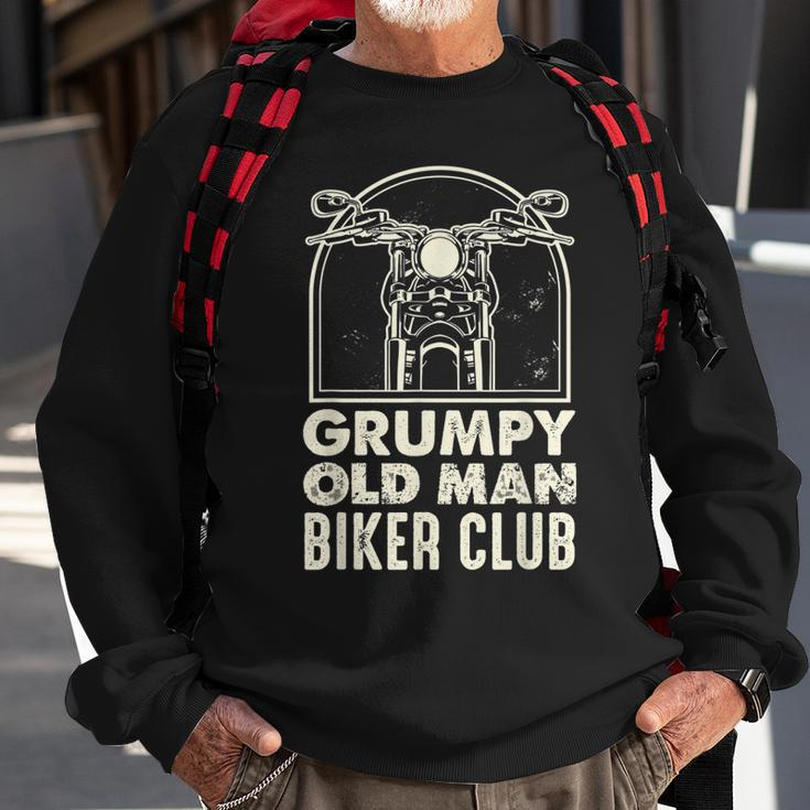 Grumpy Old Man Biker Club Funny Grump Men Sweatshirt Gifts for Old Men