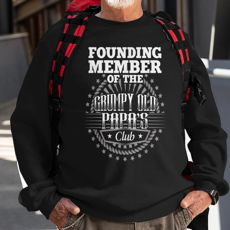 Grumpy Old Papas Club Fathers Day For Papa Gift Gift For Mens Sweatshirt Gifts for Old Men