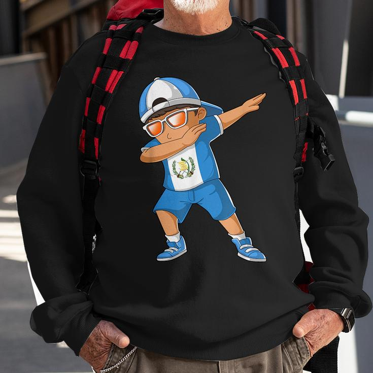 Guatemalan Boy Guatemala Kid Patriotism Roots Heritage Sweatshirt Gifts for Old Men