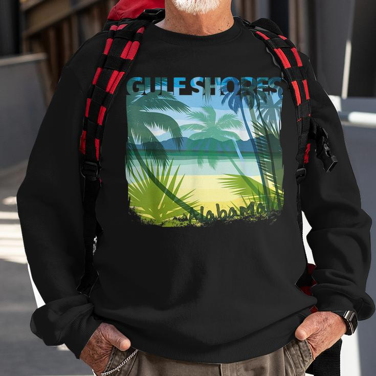 Gulf Shores Alabama Beach Summer Matching Family Palms Tree Summer Funny Gifts Sweatshirt Gifts for Old Men
