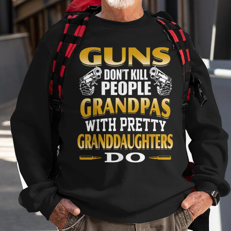 Guns Dont Kill Grandpas Do It Gift For Men Father Day Sweatshirt Gifts for Old Men