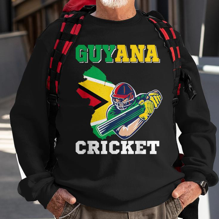 Guyana Cricket Player Flag Jersey Guyana Sports Sweatshirt Gifts for Old Men
