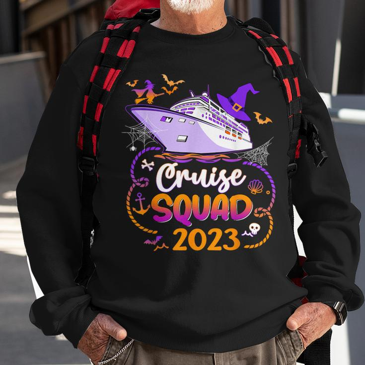 Halloween Cruise Squad 2023 Matching Cruising Crew Vacation Sweatshirt Gifts for Old Men