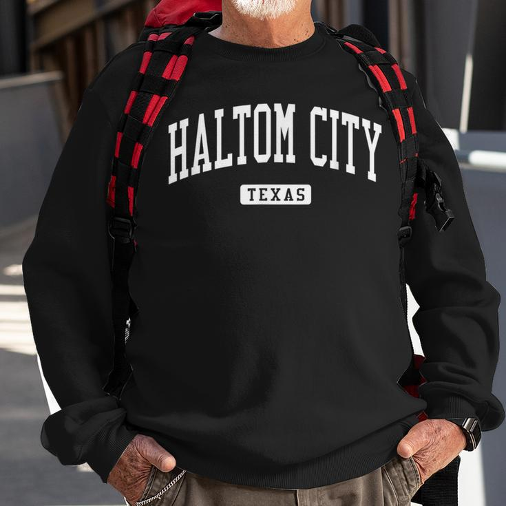 Haltom City Texas Tx Vintage Athletic Sports Sweatshirt Gifts for Old Men