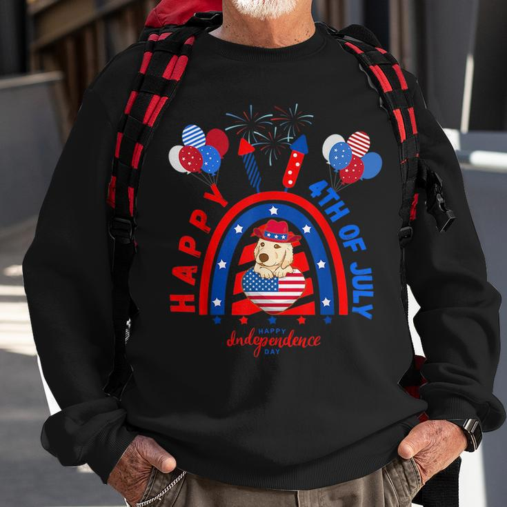 Happy 4Th Of July 2023 For Kids Funny Dog 4Th Of July 2023 Sweatshirt Gifts for Old Men