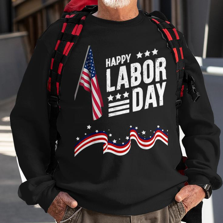 Happy Labor Day Graphic For American Workers Sweatshirt Gifts for Old Men