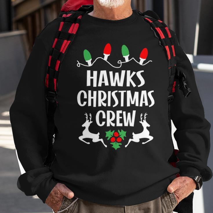 Hawks Name Gift Christmas Crew Hawks Sweatshirt Gifts for Old Men
