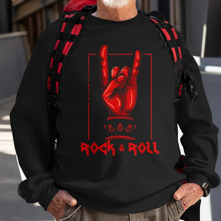 Heavy Metal Guitar Death Metal Rock N Roll Music Sweatshirt Gifts for Old Men