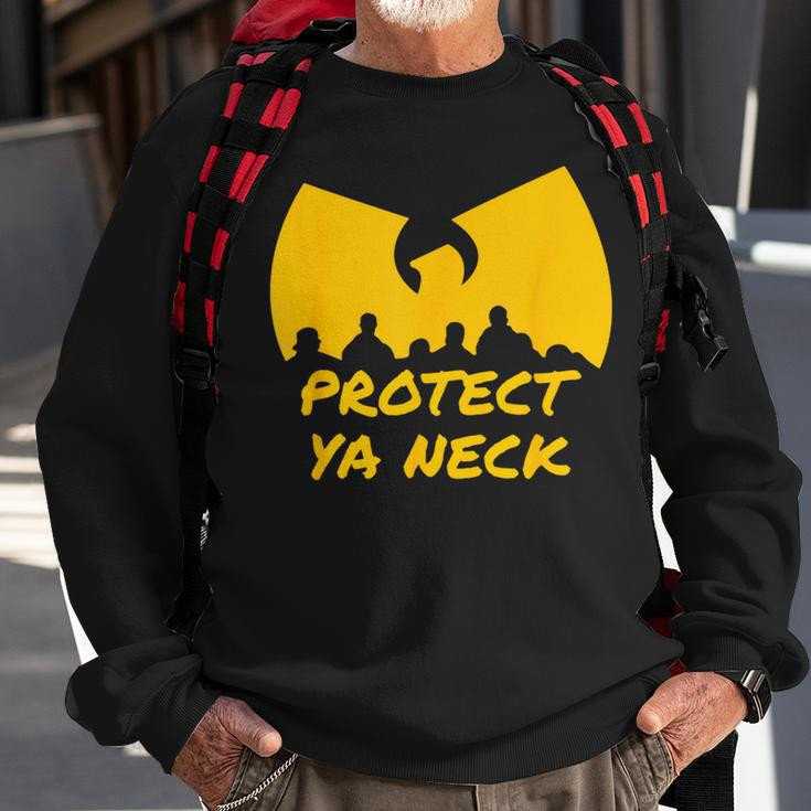 Hip Hop 90S Protect Ya Neck Sweatshirt Gifts for Old Men