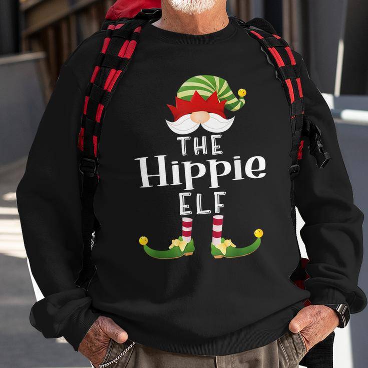 Hippie Elf Group Christmas Pajama Party Sweatshirt Gifts for Old Men