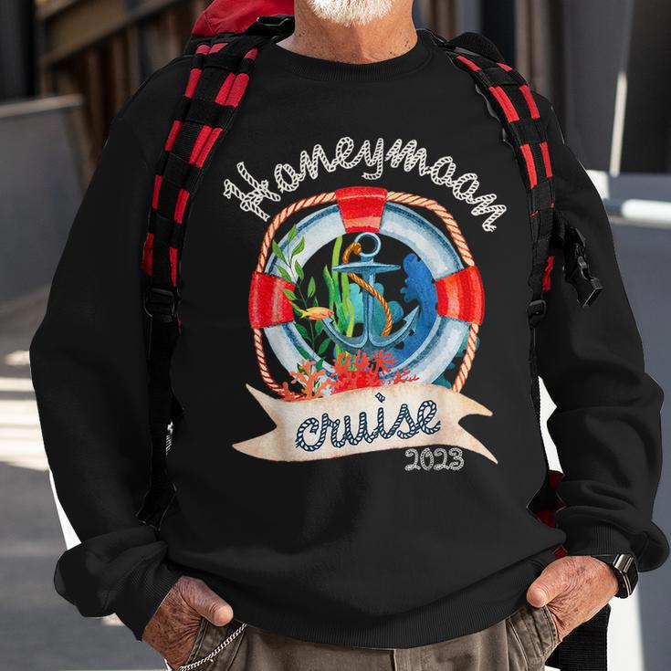 Honeymoon Cruise For Couples 2023 Just Married Sweatshirt Gifts for Old Men