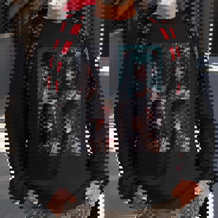 Horror Anime Girl Japanese Aesthetic Anime Otaku Japanese Sweatshirt Gifts for Old Men