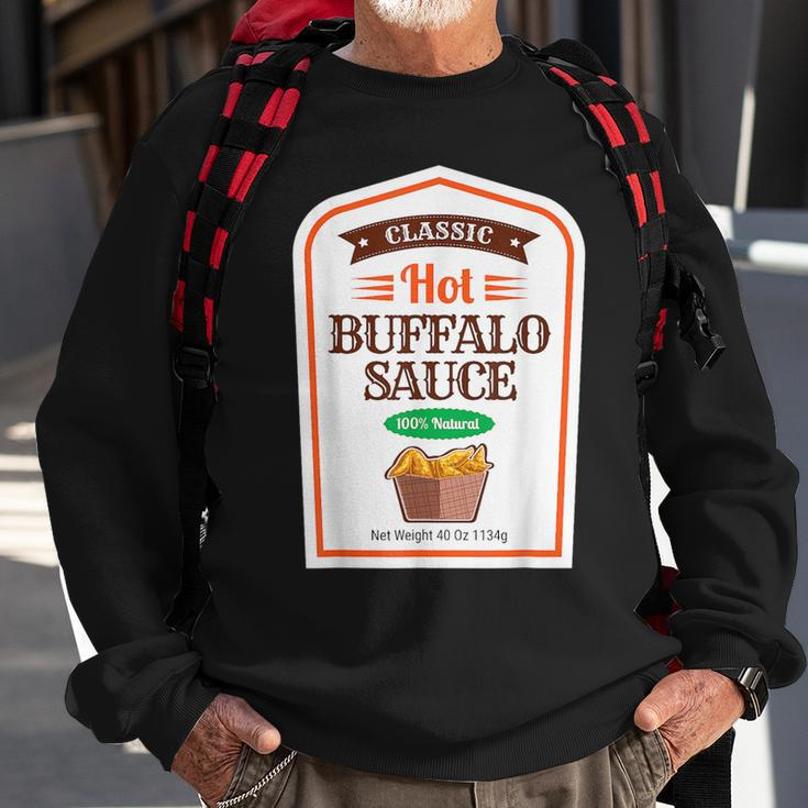 Hot Buffalo Family Sauce Costume Halloween Uniform Sweatshirt Gifts for Old Men