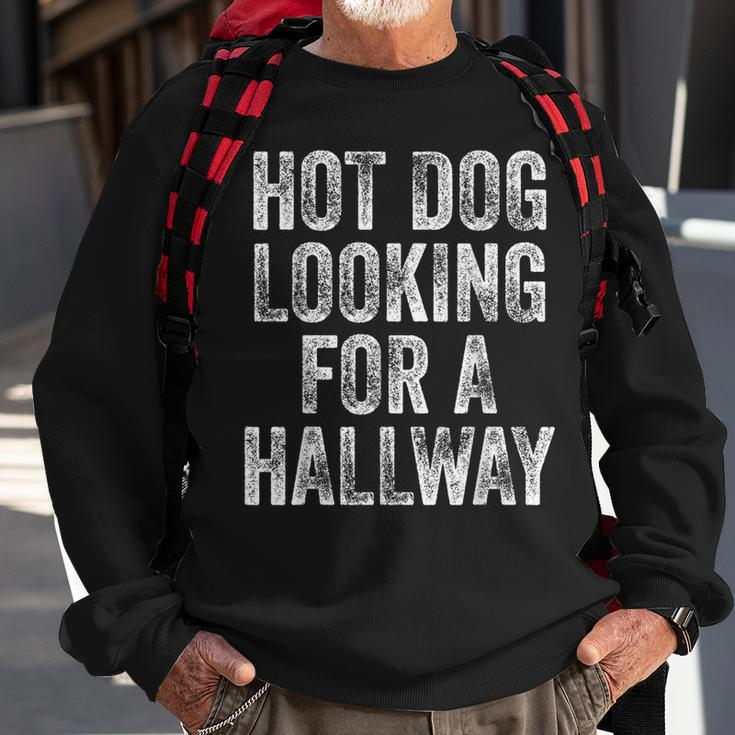 Hot Dog Is Looking For A Fast Food Fan For The Hallway Hot Sweatshirt Gifts for Old Men