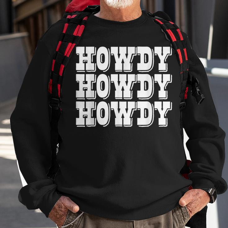 Howdy Western Cowboy Cowgirl Rodeo Country Southern Girl Sweatshirt Gifts for Old Men