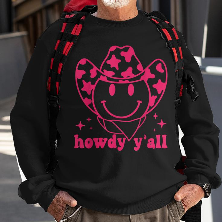 Howdy Yall Rodeo Western Country Southern Cowgirl & Cowboy Sweatshirt Gifts for Old Men