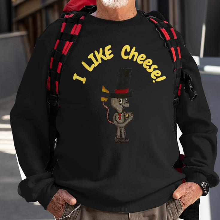 I Like Cheese Sweatshirt Gifts for Old Men