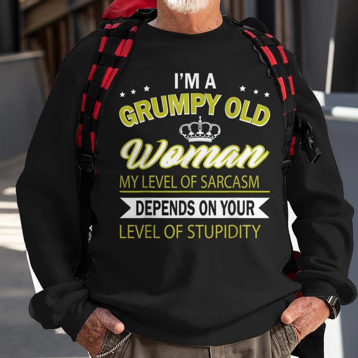 Im Grumpy Old Woman Sweatshirt Gifts for Old Men