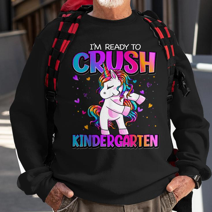 Im Ready To Crush Kindergarten Back To School Kindergarten Sweatshirt Gifts for Old Men