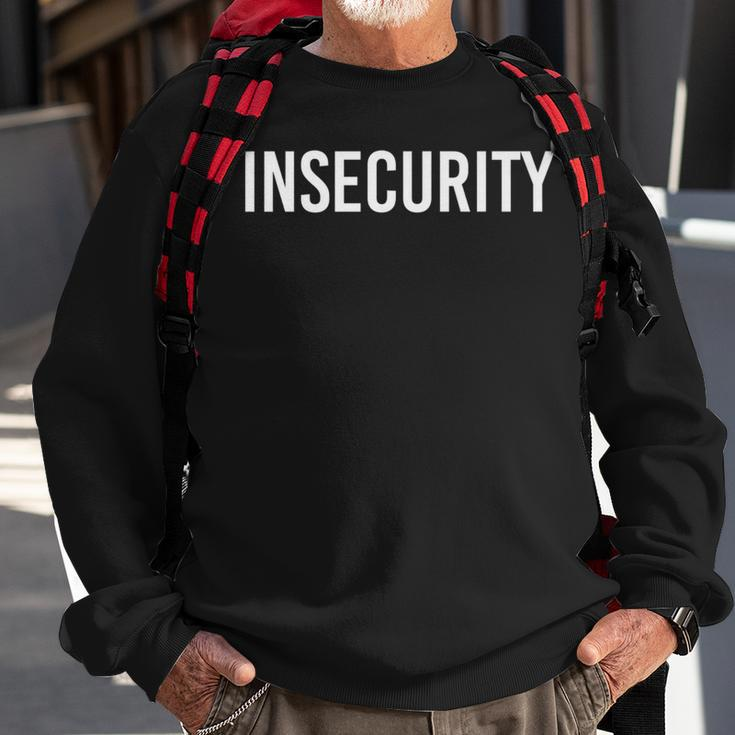 Insecurity Security Guard Officer Idea Sweatshirt Gifts for Old Men